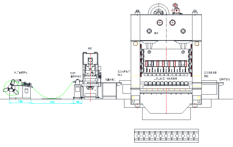 Motor housing feeding production line