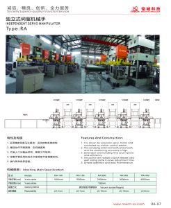 NDEPENDENT SERVO MANIPULATOR